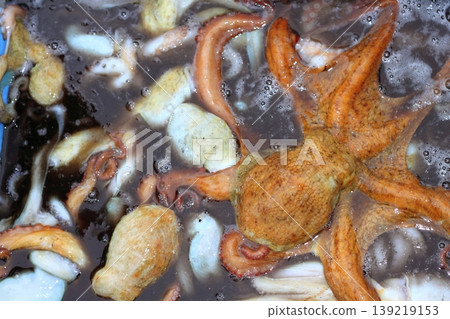 octopus seafood cephalopods pattern background octopus seafood cephalopods pattern background 139219153