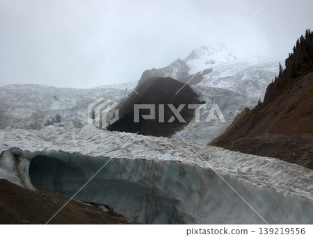 Glacial ice caves and ice structures 139219556