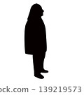 a woman body silhouette vector 139219573