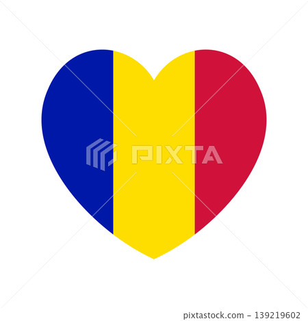 Andorra civil flag and ensign button, background in heart shape. Flag of Andorra heart badge, sticker. Andorra flag heart shaped banner, icon. Andorra civil flag and ensign button, background in heart shape. Flag of Andorra heart badge, sticker. Andorra flag heart shaped banner, icon. 139219602