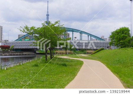2026年4月，東京江戶川區原中川沿岸景色 139219944