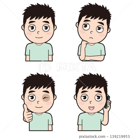 Sleep-deprived man ⑤ 139219953