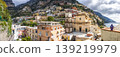 beautiful landscape of Positano, southern Italy, Amalfi Coast 139219979