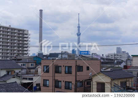Tokyo Skytree as seen from the Arakawa River embankment, April 2026 Tokyo Skytree as seen from the Arakawa River embankment, April 2026 139220000