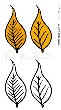 It is an illustration of a leaf. It is an illustration of a leaf. 139221229
