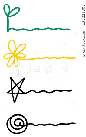 It's an underlined line drawing. 139221303