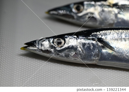 Fresh raw saury, a taste of autumn Fresh raw saury, a taste of autumn 139221344