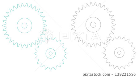 This is an illustration of a gear. This is an illustration of a gear. 139221556