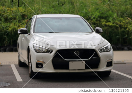 White luxury sports sedan White luxury sports sedan 139221595