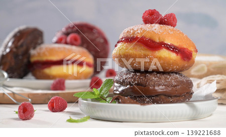 Portuguese fried dough with sugar 139221688