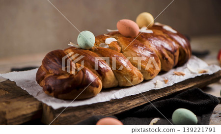 Portuguese traditional Easter cake Portuguese traditional Easter cake 139221791