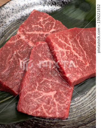 Domestic Wagyu beef steak meat Domestic Wagyu beef steak meat 139221852