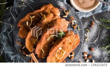 Traditional Christmas Rabanadas Traditional Christmas Rabanadas 139221872