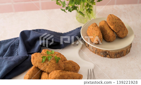 Cod dumplings or bolinhos de bacalhau Cod dumplings or bolinhos de bacalhau 139221928