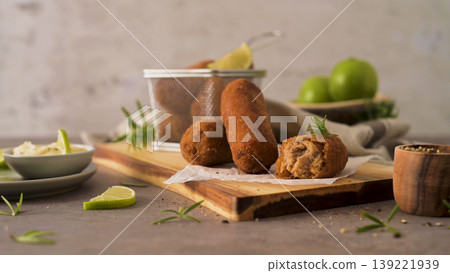 Meat croquets Meat croquets 139221939