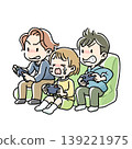 Children playing games while fighting. 139221975