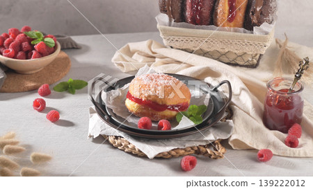 Portuguese fried dough with sugar 139222012