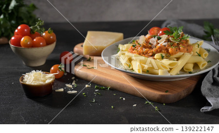 Vegetarian lentil Bolognese 139222147