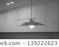 This is a modern table lamp for the kitchen. 139222623