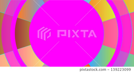 Vibrant abstract circular gradient background art design Vibrant abstract circular gradient background art design 139223099