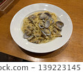 Pasta in a clam soup with black pepper, Capricciosa Kumagaya Tiara branch, No. 2 139223145