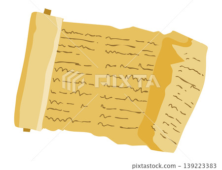 Illustrations of ancient papyrus manuscripts 139223383