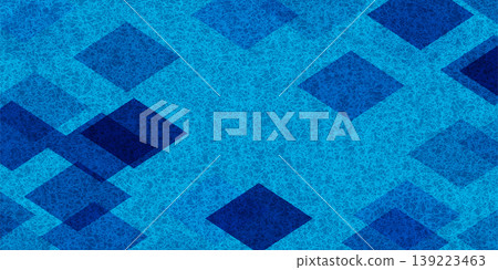 Abstract blue geometric pattern with a textured scratched look. Abstract blue geometric pattern with a textured scratched look. 139223463