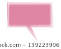 A set of four simple speech bubble illustrations in four colors. 139223906