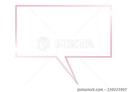 一套包含四個簡單對話框插圖，共四種顏色。 139223907