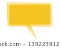 A set of four simple speech bubble illustrations in four colors. 139223912