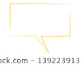 A set of four simple speech bubble illustrations in four colors. 139223913
