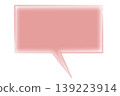 A set of four simple speech bubble illustrations in four colors. 139223914