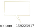 A set of four simple speech bubble illustrations in four colors. 139223917