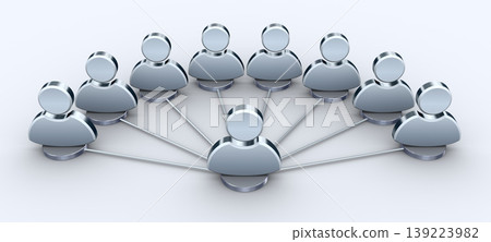 Network of people icons Network of people icons 139223982