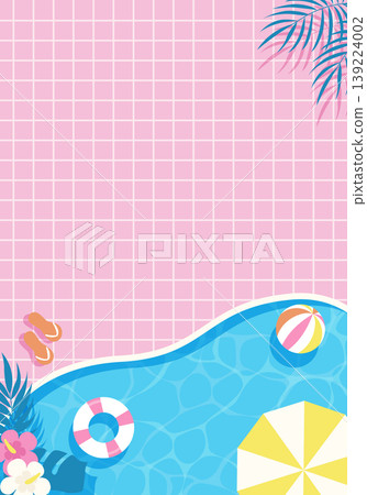 Vector illustration background inspired by summer sales and swimming pools. Vector illustration background inspired by summer sales and swimming pools. 139224002