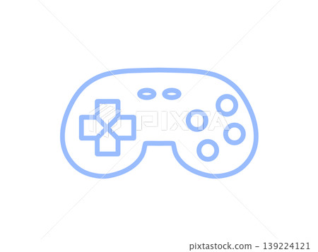 簡易藍色遊戲控制器 簡易藍色遊戲控制器 139224121