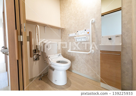 Image of a toilet in a nursing home Image of a toilet in a nursing home 139225933