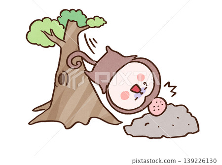 An illustration of a monkey that falls from a tree and fails, just as the proverb says ("Even monkeys fall from trees" - a mistake due to overconfidence). An illustration of a monkey that falls from a tree and fails, just as the proverb says ("Even monkeys fall from trees" - a mistake due to overconfidence). 139226130
