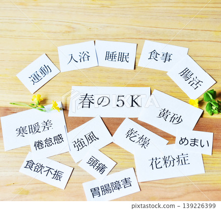 早春常見健康問題:花粉熱、乾燥、黃沙、氣溫波動、強風及因應措施。 早春常見健康問題:花粉熱、乾燥、黃沙、氣溫波動、強風及因應措施。 139226399