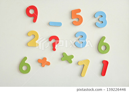 alphabet, number, toys 139226446