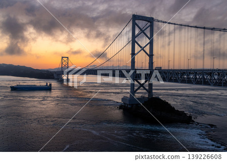 Naruto Strait, Naruto Bridge, Dawn 02 139226608