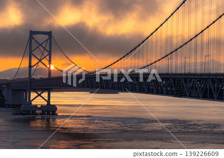 Naruto Strait, Naruto Bridge, Dawn 03 Naruto Strait, Naruto Bridge, Dawn 03 139226609