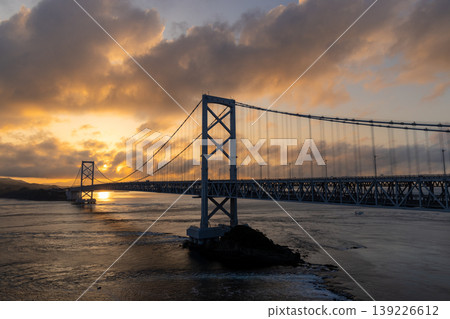 Naruto Strait, Naruto Bridge, Dawn 06 139226612