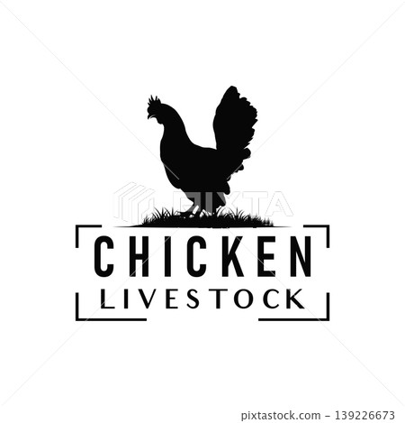 Simple chicken mascot logo perfect for food and restaurant branding Simple chicken mascot logo perfect for food and restaurant branding 139226673