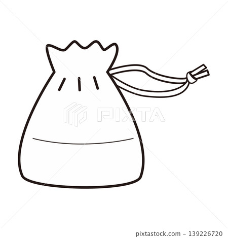 drawstring bag icon 139226720