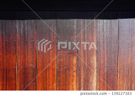 Wooden fence of an old house in Kyoto Wooden fence of an old house in Kyoto 139227163
