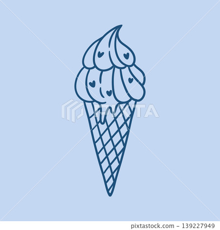 Ice cream cone Ice cream cone 139227949