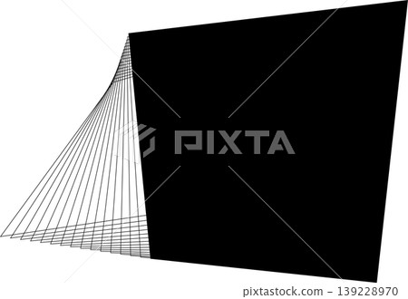 Square frame with flowing line blending for badges, logo, tag Square frame with flowing line blending for badges, logo, tag 139228970