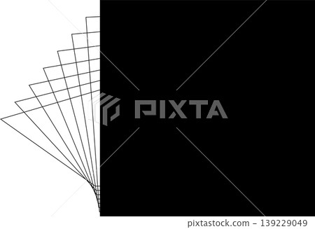 Square frame with flowing line blending for badges, logo, tag Square frame with flowing line blending for badges, logo, tag 139229049