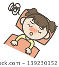 A girl who is sick and confined to bed 139230152